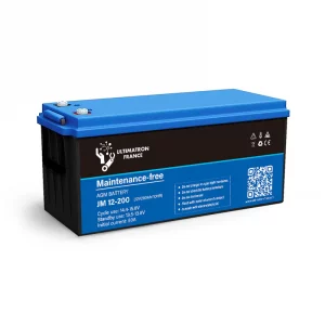 Batterie-200Ah-12V-AGM-Decharge-Lente-ULTIMATRON-JM12-200-Ultimatron-shop-1