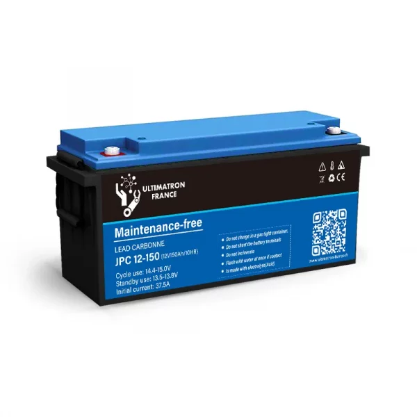 Ultimatron-shop-Batterie 150Ah 12V Plomb Carbone Décharge Lente – ULTIMATRON-1