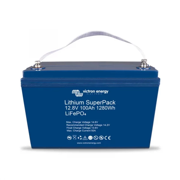 ultimatron-shop-Batterie 100Ah 12.8V LiTHIUM-Haut Courant-SuperPack-Victron Energy-1