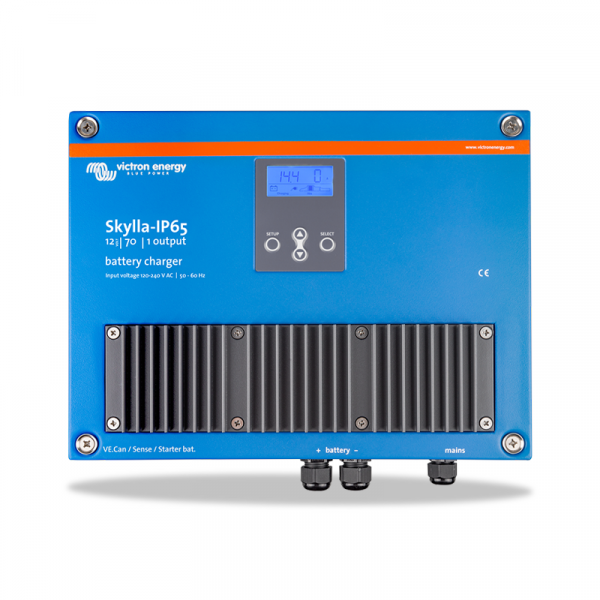 ultimatron-shop-Chargeur de batterie IP65 12V 70A (1+1) – 120-230V – Skylla – Victron Energy