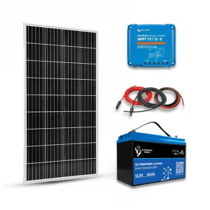 Kit-Solaire-180w-12v-Autonome-Stockage-Batterie-Lithium-100Ah-Victron-Energy-BU3006-Ultimatron-shop-1