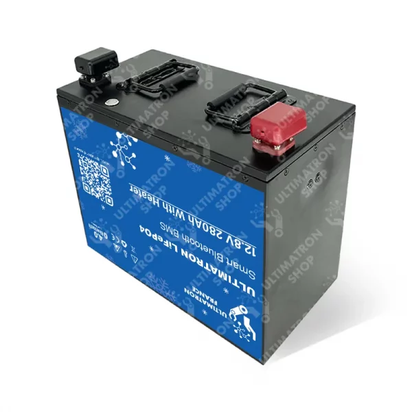 Batterie Lithium 280Ah 12V LiFePO4 sous le siège-Bluetooth-BMS-Chauffage-Ultimatron-9